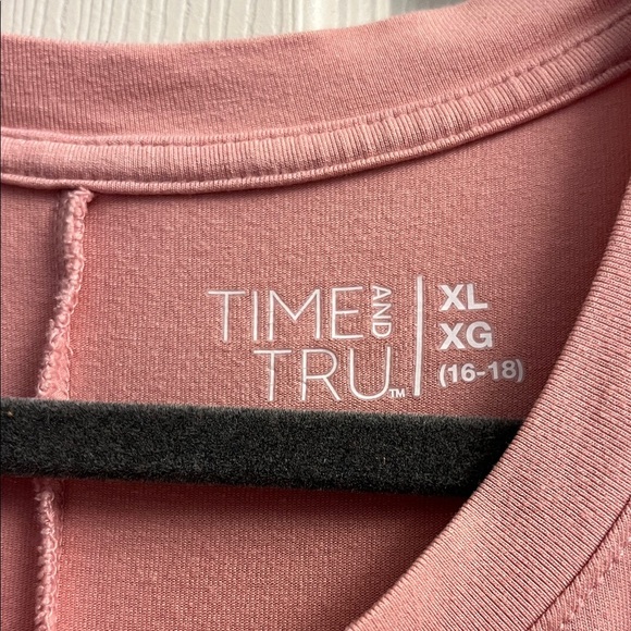 Women’s Time and Tru Sleeveless Blush Midi Dress XL - Picture 2 of 5